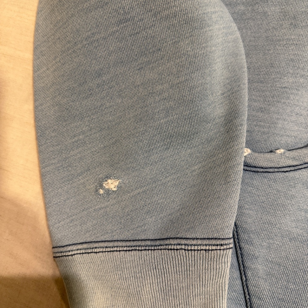 RRL Sweatshirt (*one of a kind*); Faded Indigo Blue; Medium - Picture 3 of 16
